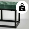 Mville Suoliukas "Polson" aksominis juodas 150 cm