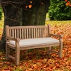 Mville Tiko medžio suoliukas „Daxon“ su sėdimojo pagalvėle, 150 cm