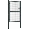 Tinkliniai sodo vartai, pilki, 100x225cm, galvanizuotas plienas