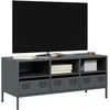 TV staliukas Televizoriaus spintelė, antracito, 101,5x39x43,5cm, plienas