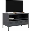 TV staliukas Televizoriaus spintelė, antracito, 68x39x43,5cm, plienas