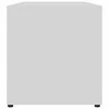 TV staliukas Televizoriaus spintelė, balta, 80x34x36cm, apdirbta mediena