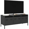 TV staliukas Televizoriaus spintelė, juoda, 101,5x39x43,5cm, plienas