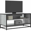 TV staliukas Televizoriaus spintelė, pilka, 91x40x46cm, mediena ir metalas
