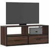 TV staliukas Televizoriaus spintelė, ruda, 100x31x39,5cm, mediena/metalas