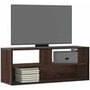 TV staliukas Televizoriaus spintelė, ruda, 100x31x39,5cm, mediena/metalas
