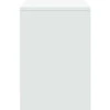 TV staliukas Televizoriaus spintelė su LED, balta, 100x34x50cm, mediena