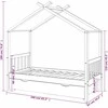Vaikiškos lovos rėmas su stalčiumi, baltas, 80x160cm, pušis