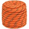 Valties virvė, oranžinės spalvos, 18mm, 25m, polipropilenas