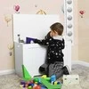 Vasagle Balta MDF skrynia