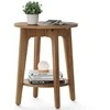Vasagle Beistelltisch mit unterer Ablage in modernem Stil