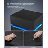 Songmics Vasagle Naktinė spintelė su LED apšvietimu, moderni balta