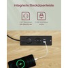 Songmics Vasagle Reguliuojamo aukščio ir elektrinis stalas su elektros lizdu