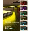 Songmics Vasagle Reguliuojamo aukščio rašomasis stalas su monitoriaus stovu vintage ruda