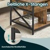 Songmics Vasagle Reguliuojamo aukščio žurnalinis staliukas 60 x 100 x (48-62) cm
