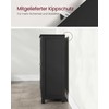 Songmics Vasagle Vonios spintelė 4 stalčiai 30 x 55 x 82 cm rašalas juodas
