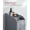 Vasagle Badezimmerschrank mit Schubladen für Toilettenpapier schmal