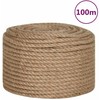 Virvė, 100% džiutas, 10mm, 100m