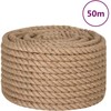 Virvė, 100% džiutas, 20mm, 50m