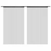 Virvelinės užuolaidos, 2vnt., 100x250cm, juodos spalvos