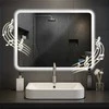 Vonios veidrodis Jericho 60x80 su „Bluetooth“