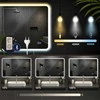 Clp Trading Vonios veidrodis Jericho 70x100 su „Bluetooth“