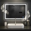 Vonios veidrodis Jaffrey 50x70 su „Bluetooth“
