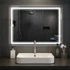 Vonios veidrodis Jaffrey 60x80 su „Bluetooth“