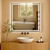 Vonios veidrodis Jaffrey 80x80 be Bluetooth