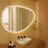 Vonios veidrodis Almafie 65x75 su „Bluetooth“