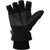 Atlenkiamos kumštinės pirštinės vyrams Thermal fleece pirštinės Heat Keeper, juodos