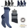 Frotinės termo kojinės moterims Footstar Thermo 60003, mėlynos (3 poros)
