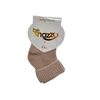 Kojinės su nespaudžiančia juostele kūdikiams be Snazzy Baby Socks SK-18 (rudos)