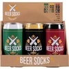 Kojinės vyrams skardinėje Beer socks Don’t worry beer happy, juoda/žalia42-47