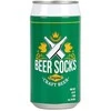 Kojinės vyrams skardinėje Beer socks Don’t worry beer happy, juoda/žalia42-47