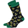 Kojinės vyrams skardinėje Beer socks Don’t worry beer happy, juoda/žalia42-47