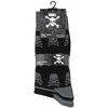 Kojinės vyrams VCA 2159 Skull, 4 poros juodos