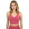 Sportinė liemenėlė moterims Stark Soul® seamless microfiber sport bustier 5119, rausva