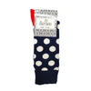 Šukuotinės medvilnės kojinės Crazy Socks taškai3
