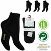 Trumpos bambukinės kojinės moterims Footstar 69610, juodos, 3 poros
