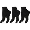 Trumpos bambukinės kojinės vyrams Footstar 79515, juodos 3 poros