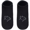 Unisex labai trumpos kojinės be Snazzy ST-05, šuniukai, 5 vnt. juodos