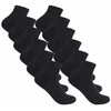 Unisex trumpos kojinės be Snazzy ST-03, 6 por. Juodos