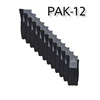 Vyriškos kojinės Paktas 1530, juodos, 12 porų. d.40-44