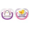 Philips AVENT SCF080/06 Čiulptukas Ultra Air Animals 0-6M Mergaitė Paukštis/Pingvinas