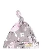 BABY 01312 Smurfette Baby Kepurė Pilkas Rose 3-6 m*