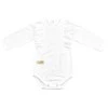 BABY 01379 Smėlinukas kūdikiams ilgomis rankovėmis Frill Ecru 80/86