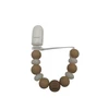 BABY 01433 Silikoninis čiulptuko pakabukas BEIGE/PEARL