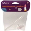 B.BOX BB00340SET Šiaudelių rinkinys su jungtimi tritano buteliukui 450 ml