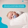 B.BOX BB300308 čiulptukas naujagimiui ir kūdikiui 2 vnt simetriškas silikonas 0-6m mėlynas/mėlynas